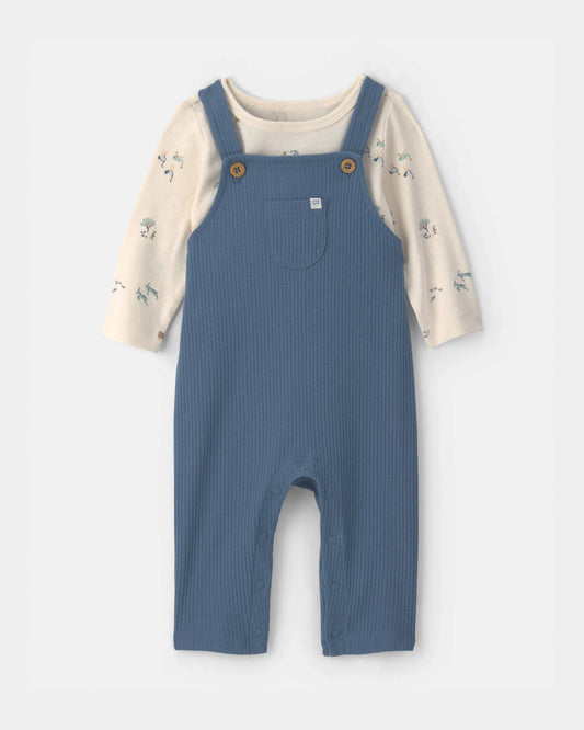 Conjunto 2 Piezas Overol Blue