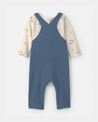 Conjunto 2 Piezas Overol Blue