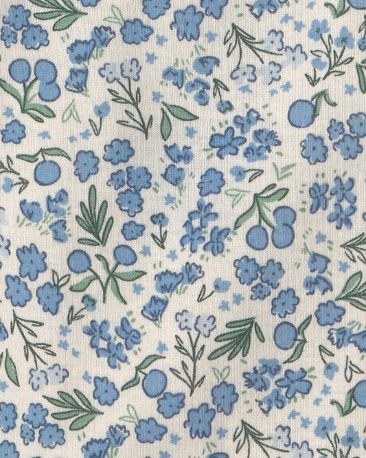 Set 4 Bodies Manga Larga Diseño Blueberry Floral