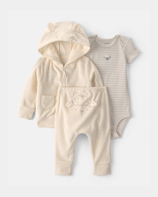 Conjunto 3 Piezas Diseño Oveja