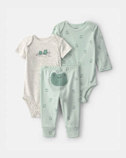 Conjunto 3 Piezas Diseño Frog