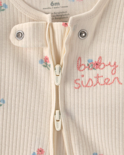 Pijama en Algodón Diseño Baby Sister