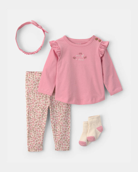 Conjunto 4 Piezas Diseño Pink