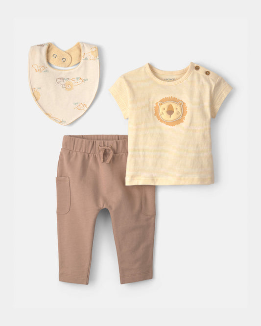 Conjunto 3 Piezas Bandana Lion