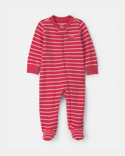 Pijama en Algodón Diseño Striped Red