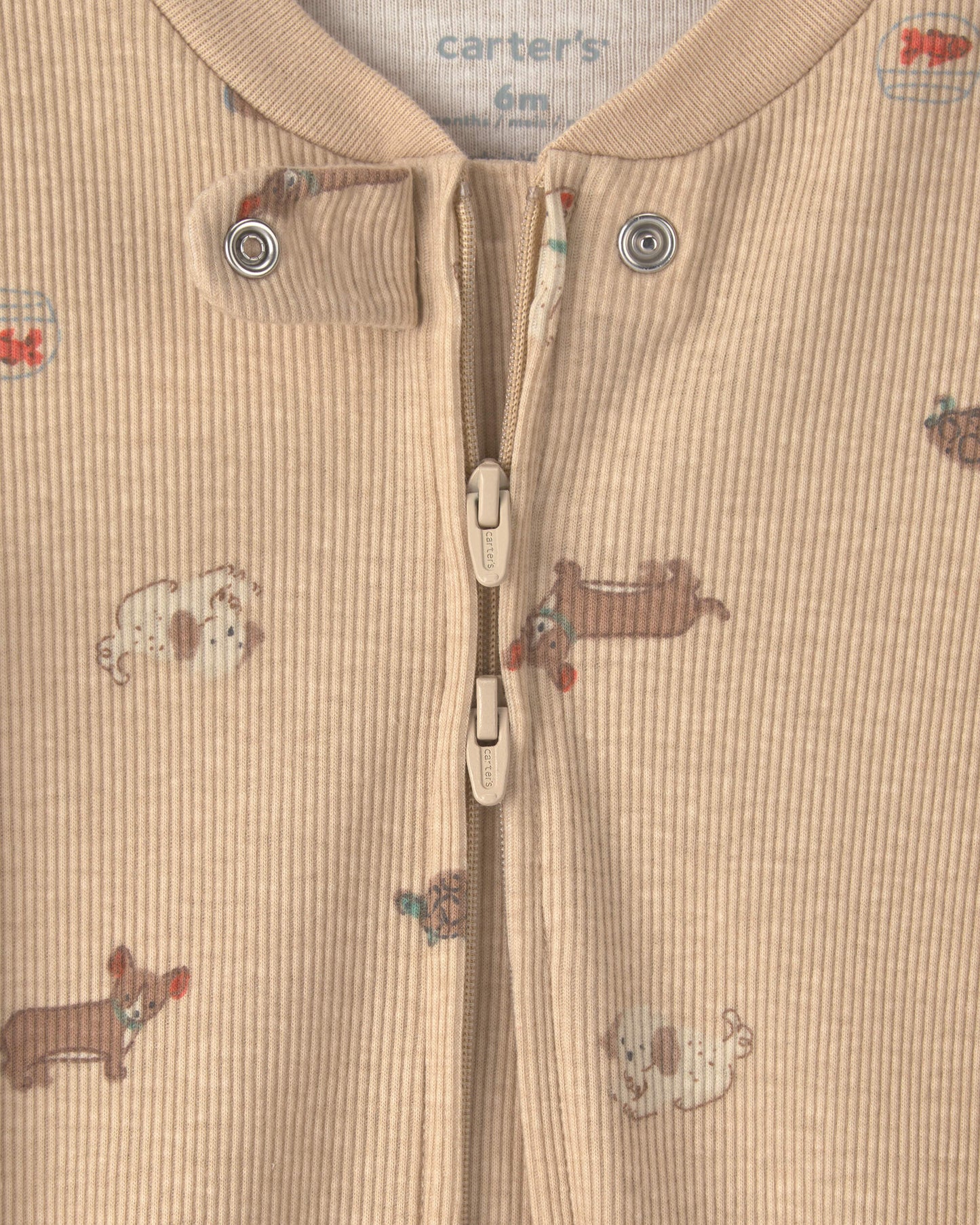 Pijama en Algodón Térmico Dog Brown