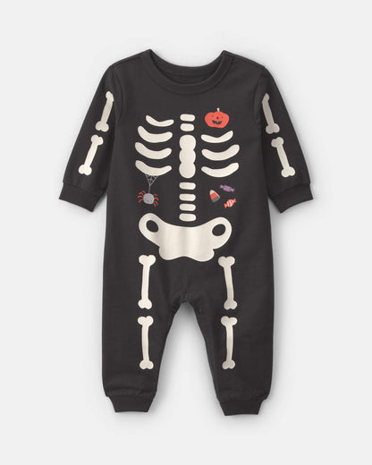 Enterizo en Algodón Diseño Skeleton