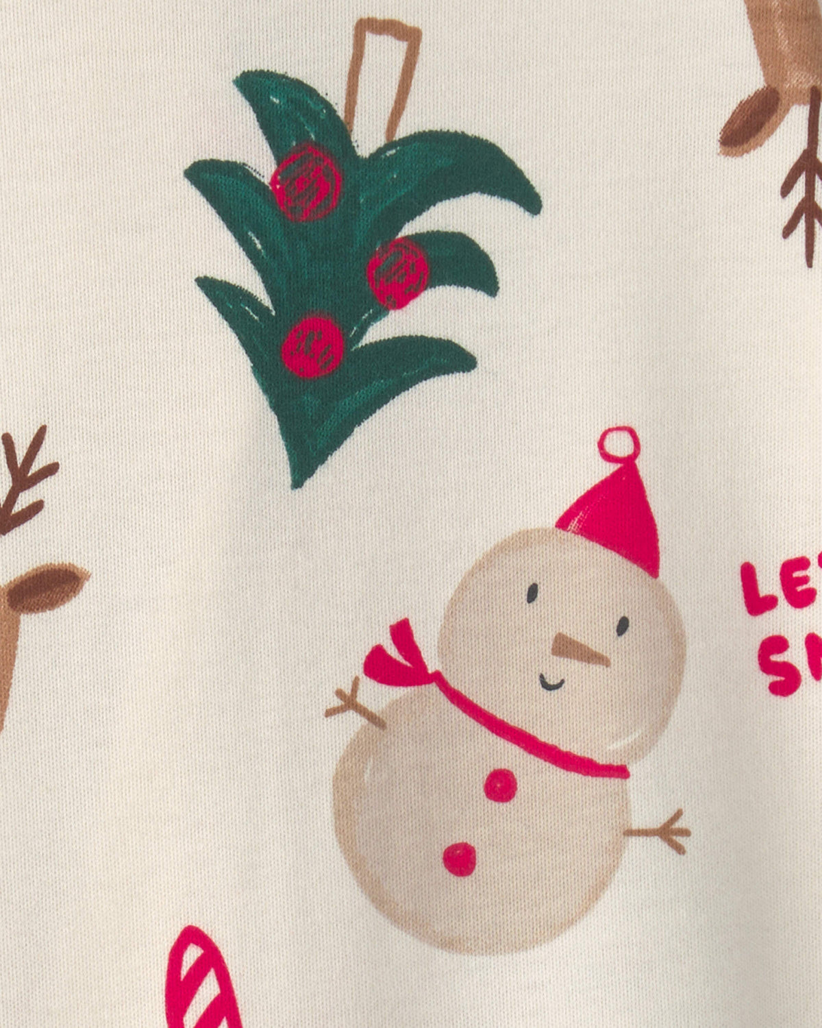Pijama en Algodón Diseño Christmas Cream