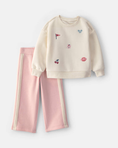 Conjunto 2 Piezas en Fleece Diseño Universitario