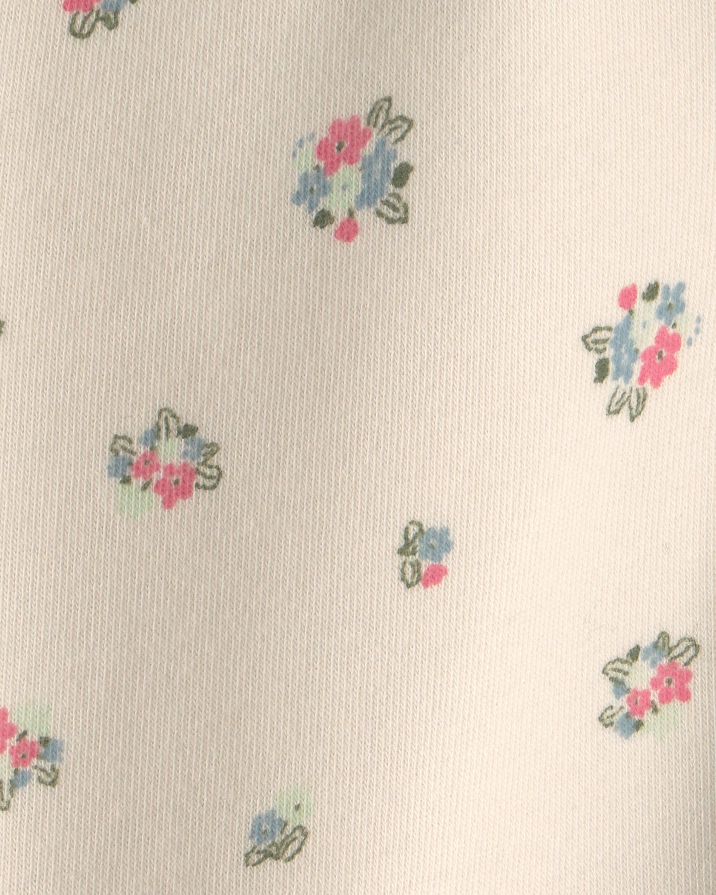 Conjunto 3 Piezas Chaqueta Floral Fleece