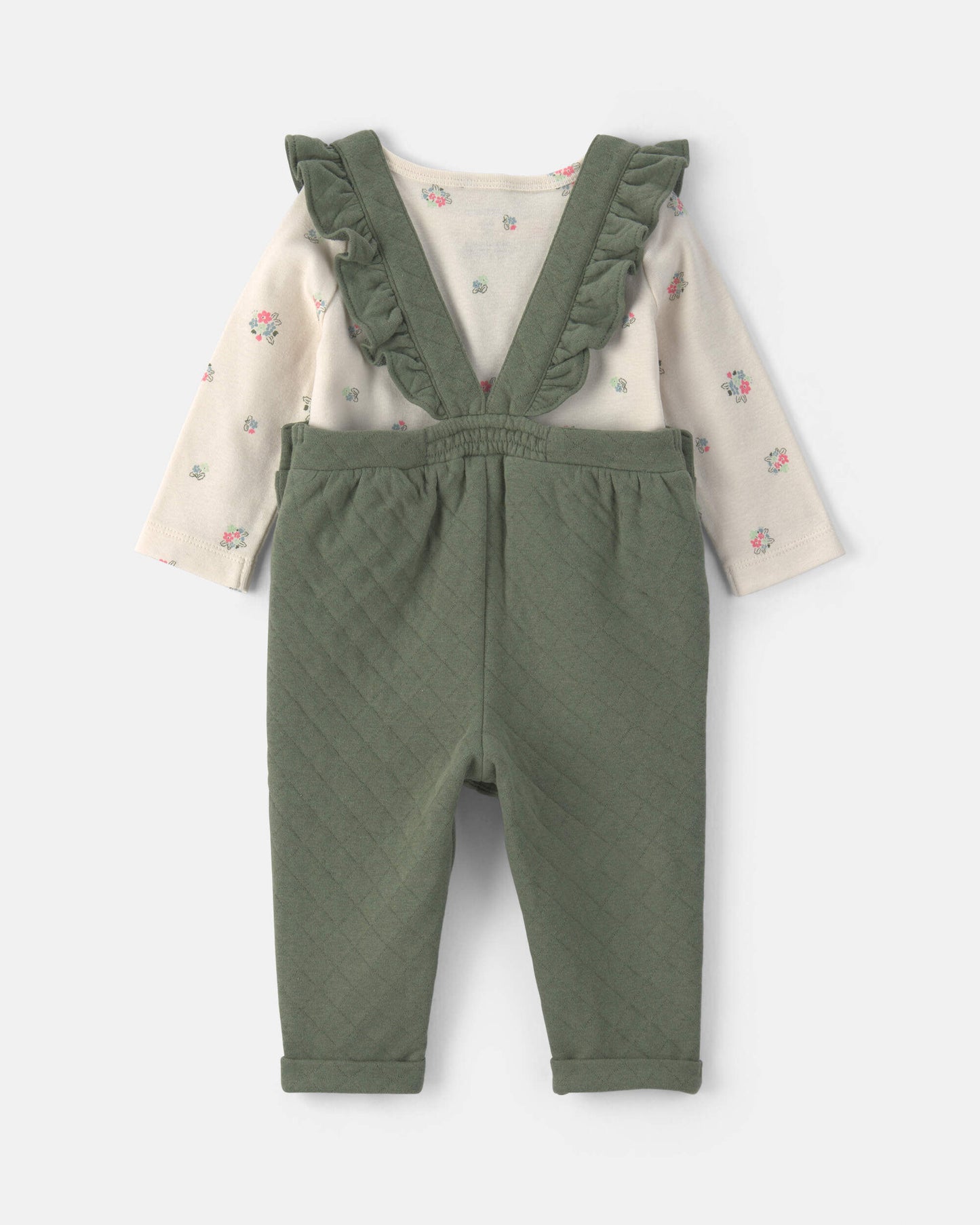 Conjunto 2 Piezas Overol Olive Green