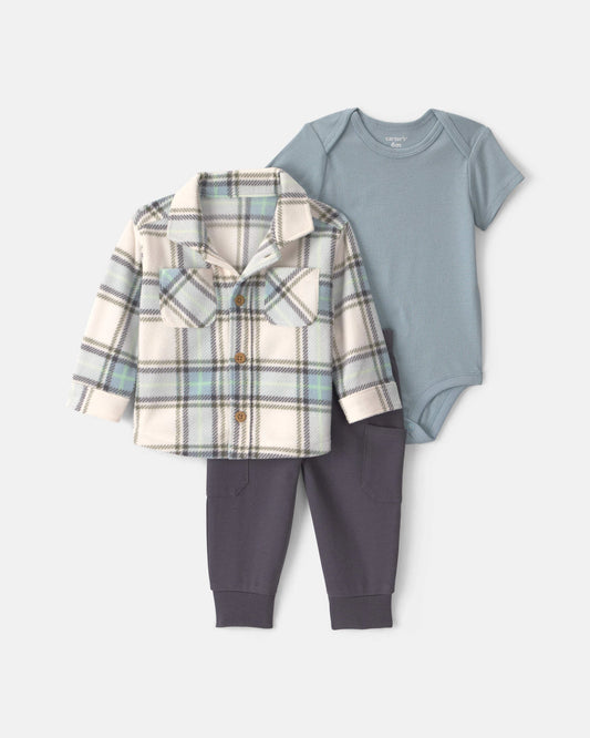 Conjunto 3 Piezas Chaqueta Leñadora