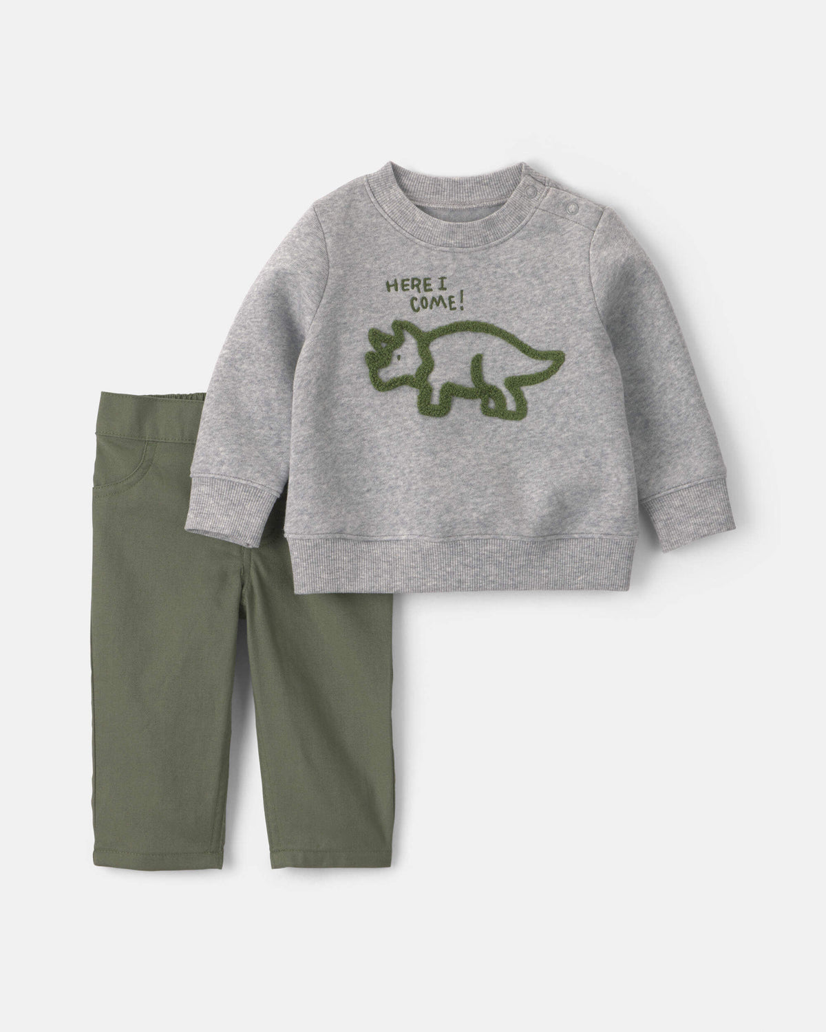 Conjunto 2 Piezas Diseño Dinosaur Fleece