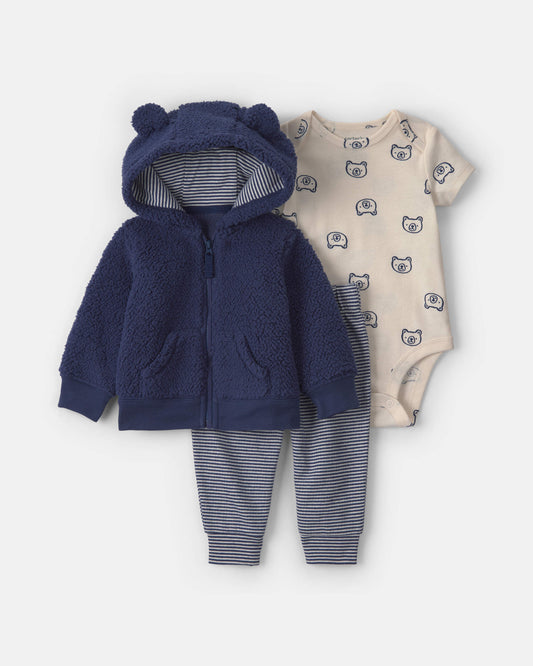 Conjunto 3 Piezas Sherpa Bear