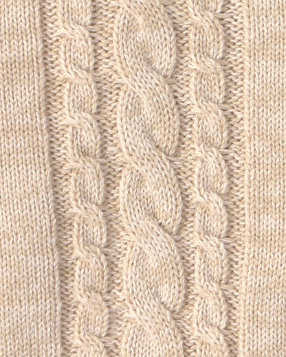 Conjunto 3 Piezas Tejido Algodón Cream