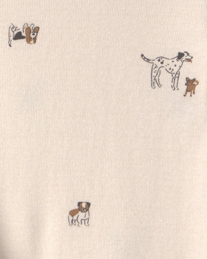 Conjunto 3 Piezas Tejido Algodón Cream