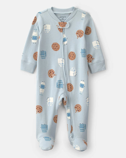 Pijama en Algodón Diseño Milk & Cookies