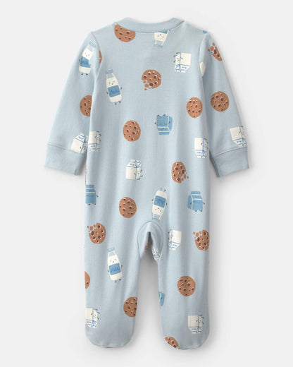 Pijama en Algodón Diseño Milk & Cookies