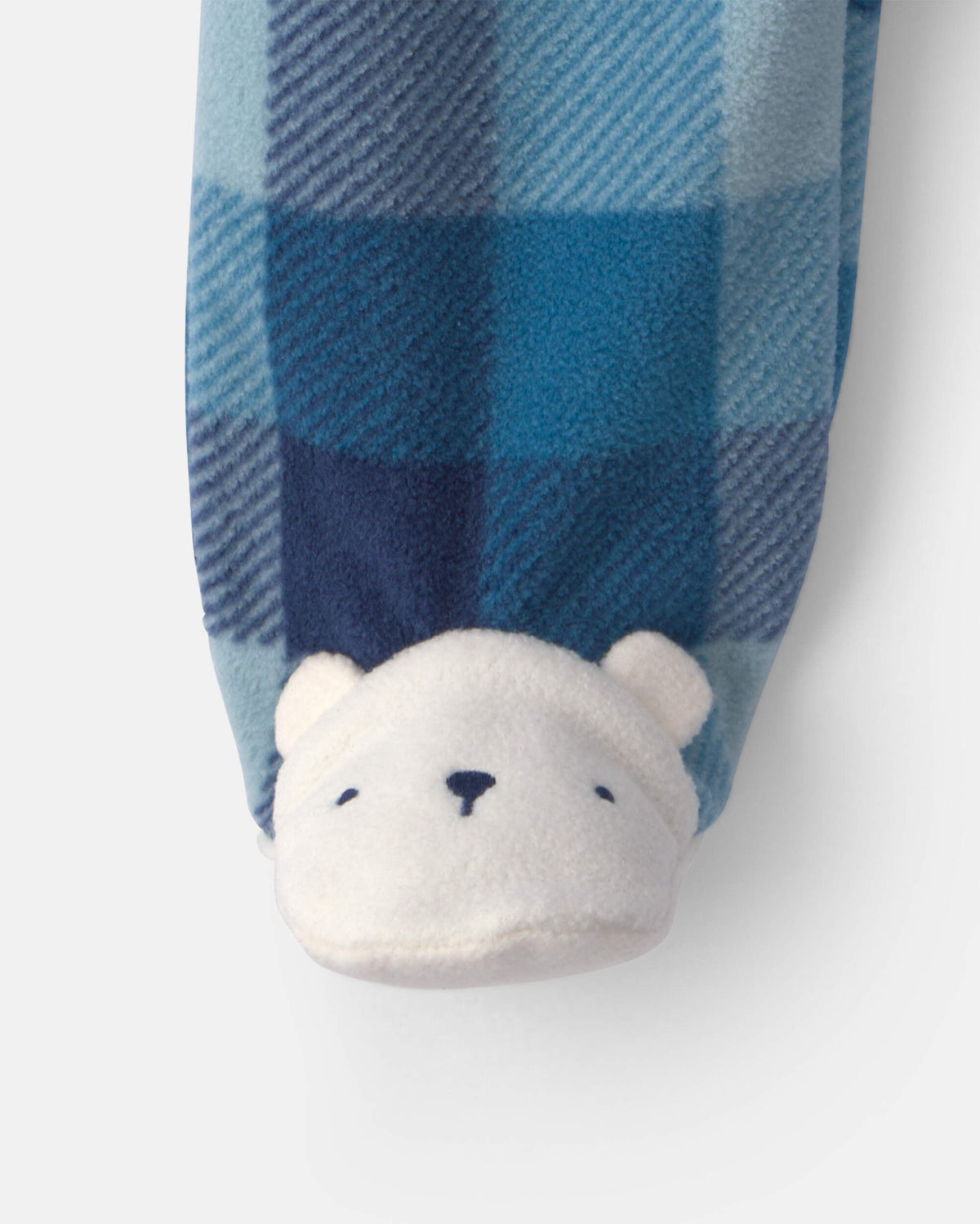 Pijama en Fleece Diseño Bear Plaid