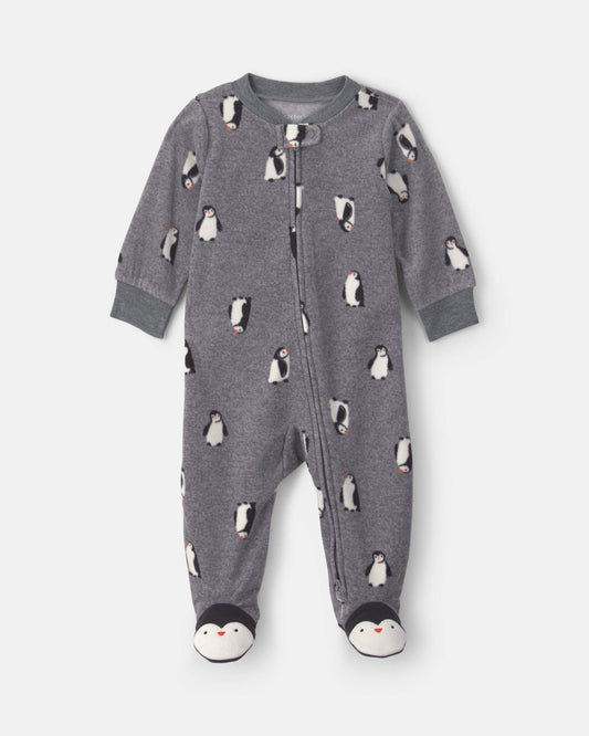 Pijama en Fleece Diseño Penguin