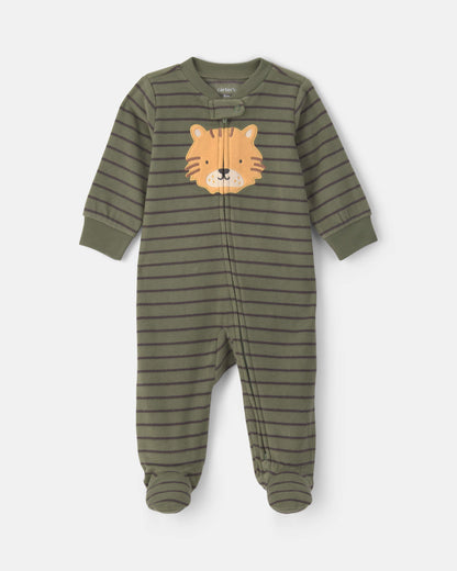 Pijama en Fleece Diseño Tiger Striped