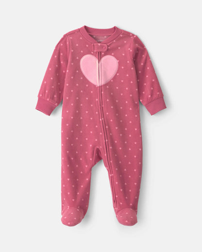 Pijama en Fleece Diseño Heart