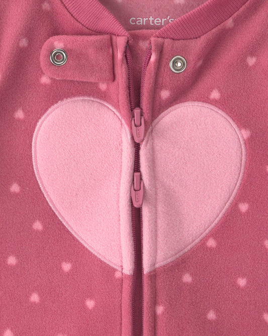 Pijama en Fleece Diseño Heart