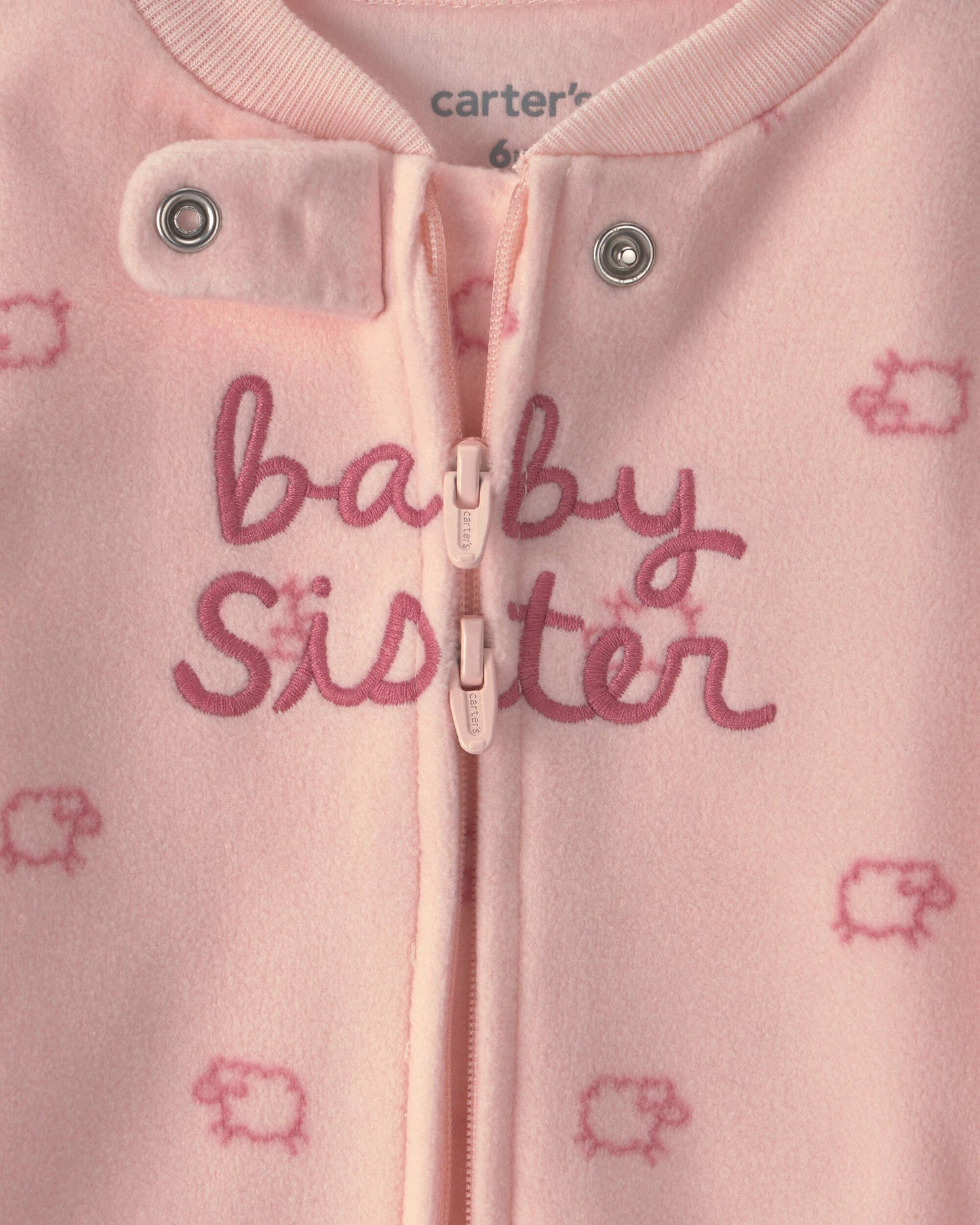Pijama en Fleece Diseño Baby Sister