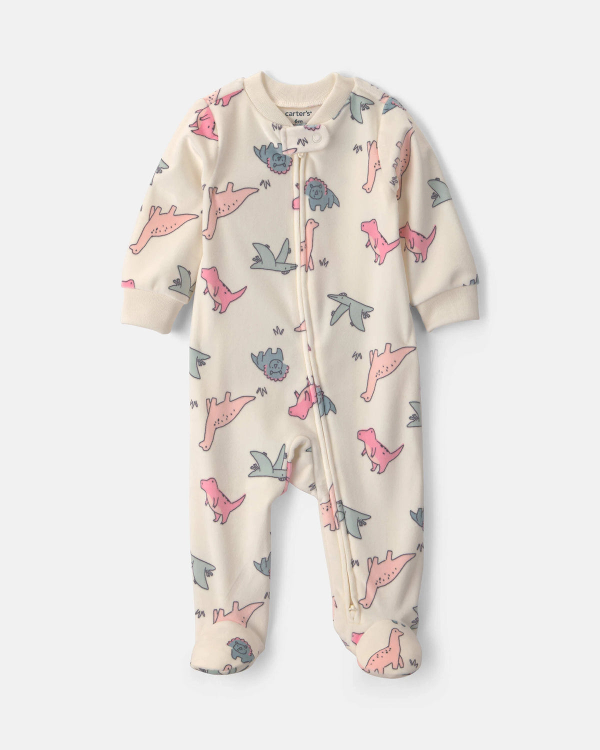 Pijama en Terciopelo Diseño Baby Dino