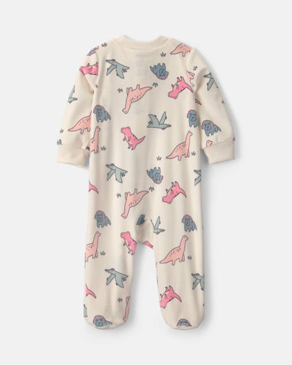 Pijama en Terciopelo Diseño Baby Dino