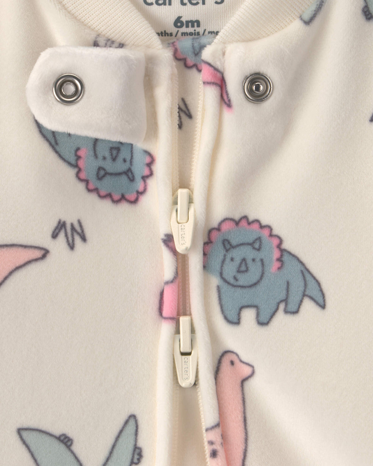 Pijama en Terciopelo Diseño Baby Dino