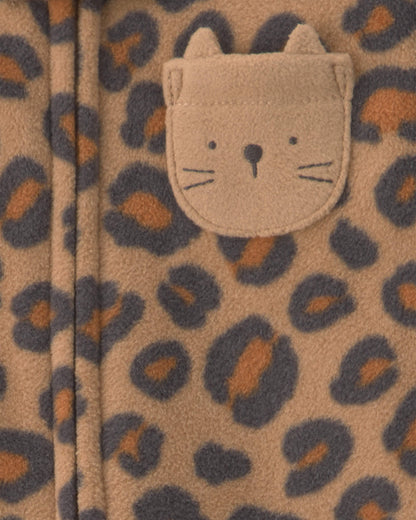 Pijama en Fleece Diseño Leopard