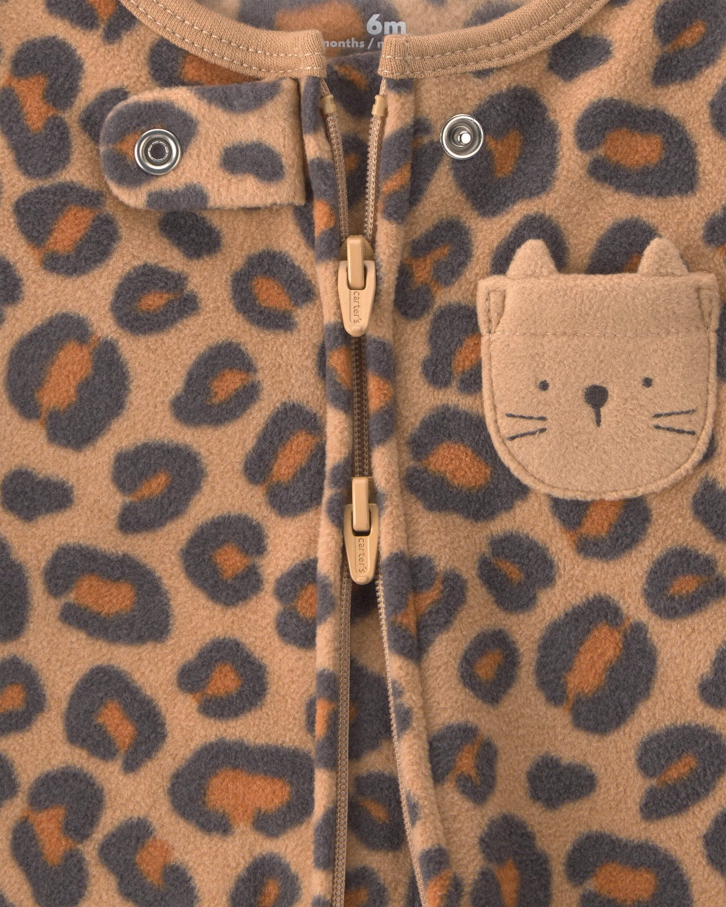 Pijama en Fleece Diseño Leopard