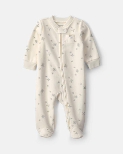 Pijama en Fleece Diseño Snowflake