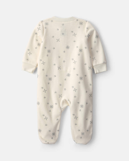 Pijama en Fleece Diseño Snowflake