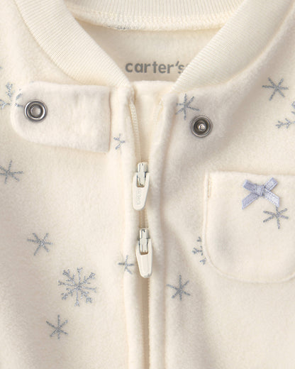 Pijama en Fleece Diseño Snowflake