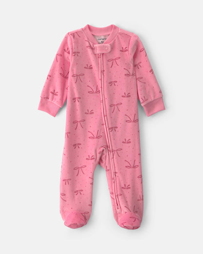 Pijama en Terciopelo Diseño Lazo