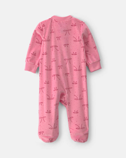 Pijama en Terciopelo Diseño Lazo