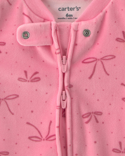 Pijama en Terciopelo Diseño Lazo