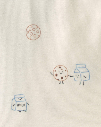 Set 4 Bodies Manga Larga Diseño Milk & Cookies