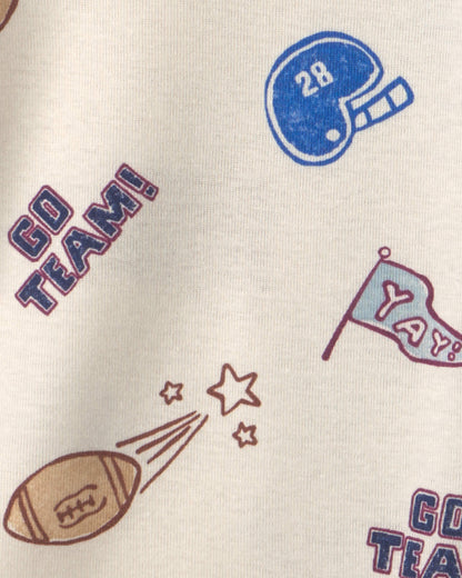 Set 4 Bodies Manga Larga Diseño Football