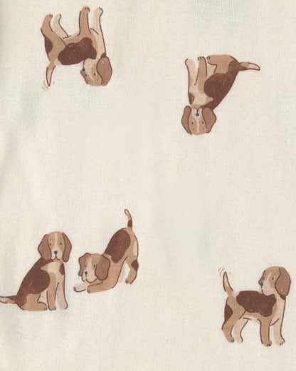 Set 4 Bodies Manga Larga Diseño Dog Striped