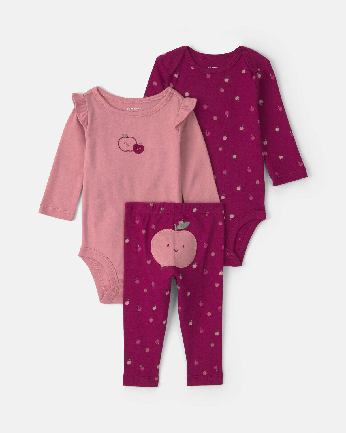 Conjunto 3 Piezas Diseño Heart Apple