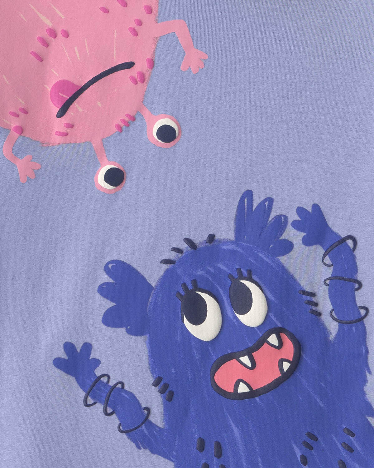 Pijama 4 Piezas en Algodón Diseño Monster