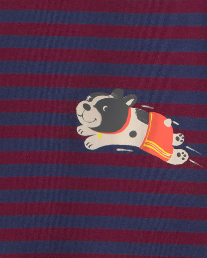 Pijama 4 Piezas en Algodón Diseño Dog