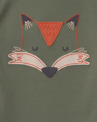 Pijama 4 Piezas en Algodón Diseño Fox
