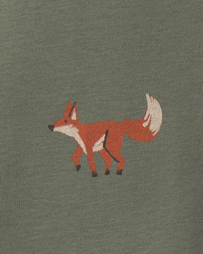 Pijama 4 Piezas en Algodón Diseño Fox