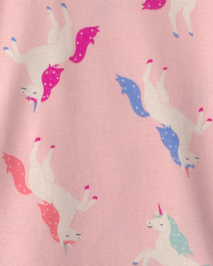Pijama 4 Piezas en Algodón Diseño Unicorn