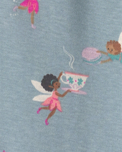 Pijama 4 Piezas en Algodón Diseño Fairy