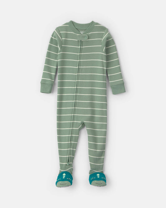 Pijama en Algodón Diseño Dino Striped